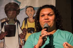 Gilmara em entrevista